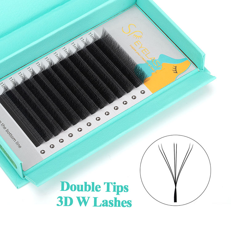 Doppelte Spitzen 3D W Lashes