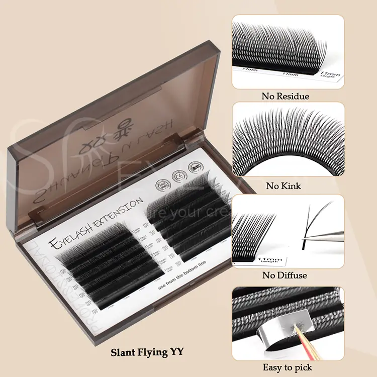 Slant Fly Yy Form Wimpern